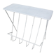 Vintage magazine holder in perforated metal