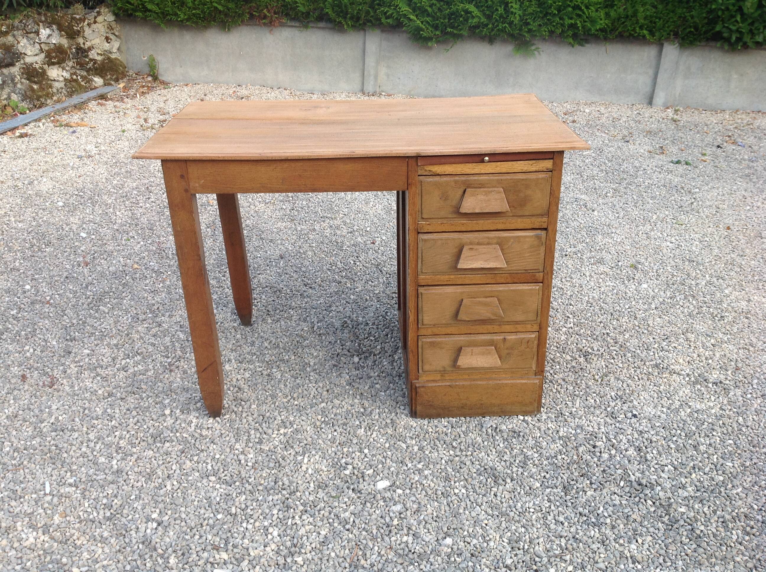 Vintage oak desk