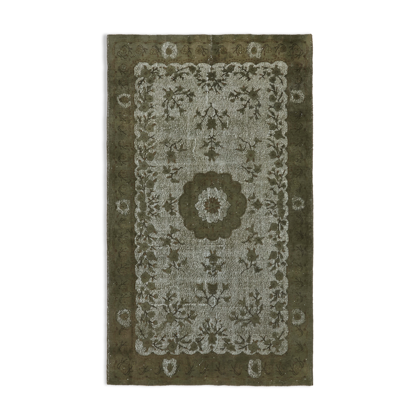 Handmade hi-low pile anatolian 1980, 200 x 325 cm