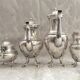 Service a thé & café jugendstil wmf 1910 art nouveau plaqué argent