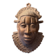 Bronze wall mask - West African Spirit