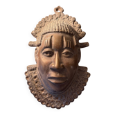 Bronze wall mask - West African Spirit