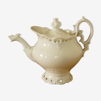 Dragon-headed open porcelain teapot