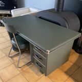 1950s workshop desk and chair