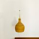 Adjustable Brass and Wicker Arc Sconce