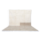 Handmade natural wool rug size 250x250 cm