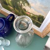 Carafe en verre taillé