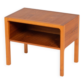 Large Vintage Teak Bedside Table, Denmark, 1960s