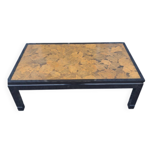 Table basse laqué noir