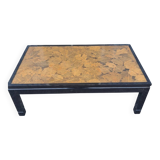 Glossy black coffee table