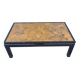 Glossy black coffee table