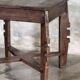 Coffee table, small vintage Indonesian modernist table in teak.