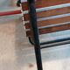 Banc métal et bois