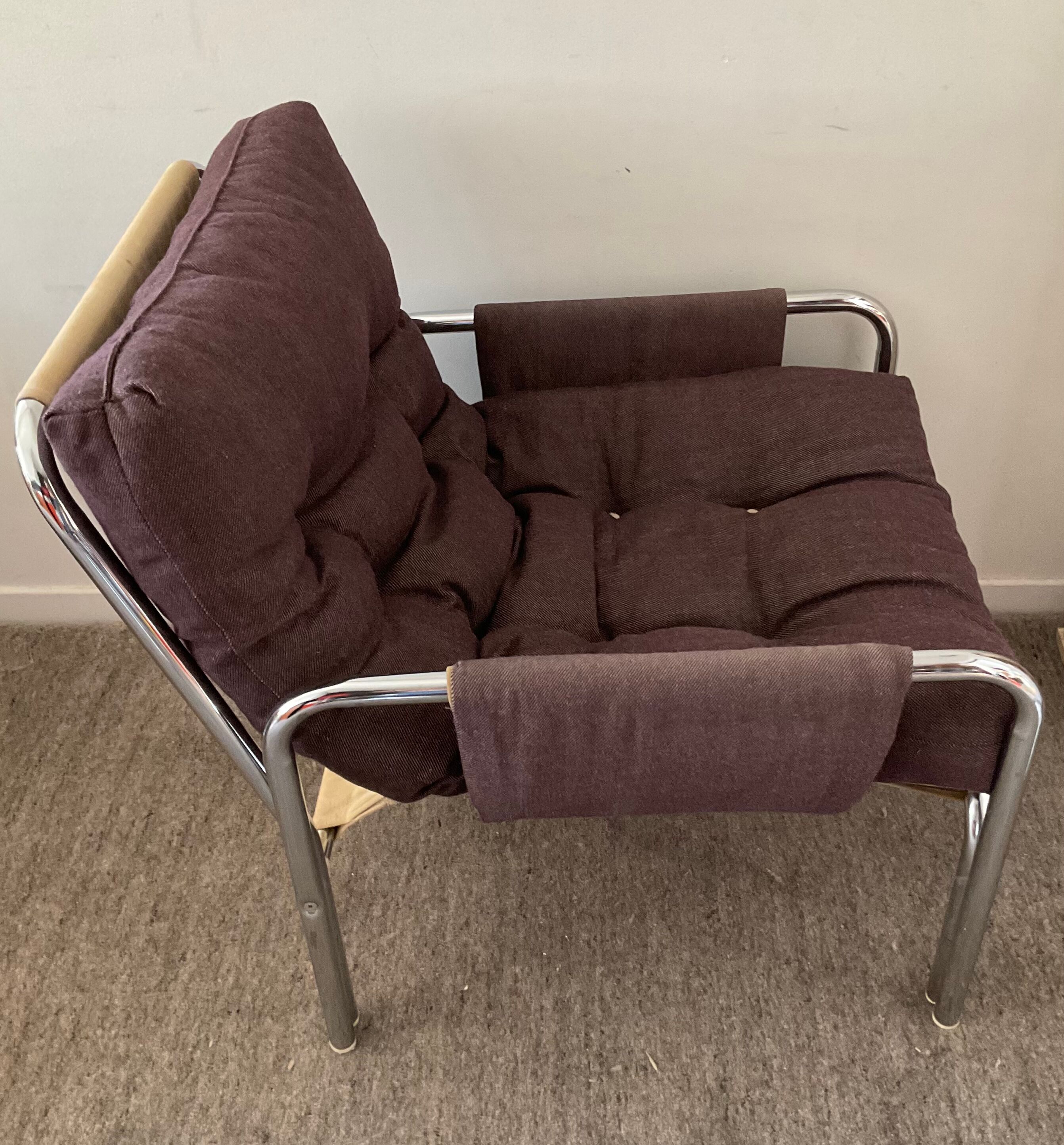 Vintage armchair Bauhaus style 70s