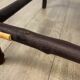 Antique chaise longue in wicker and hazel 20s