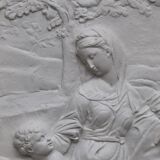 Bas-relief in plaster