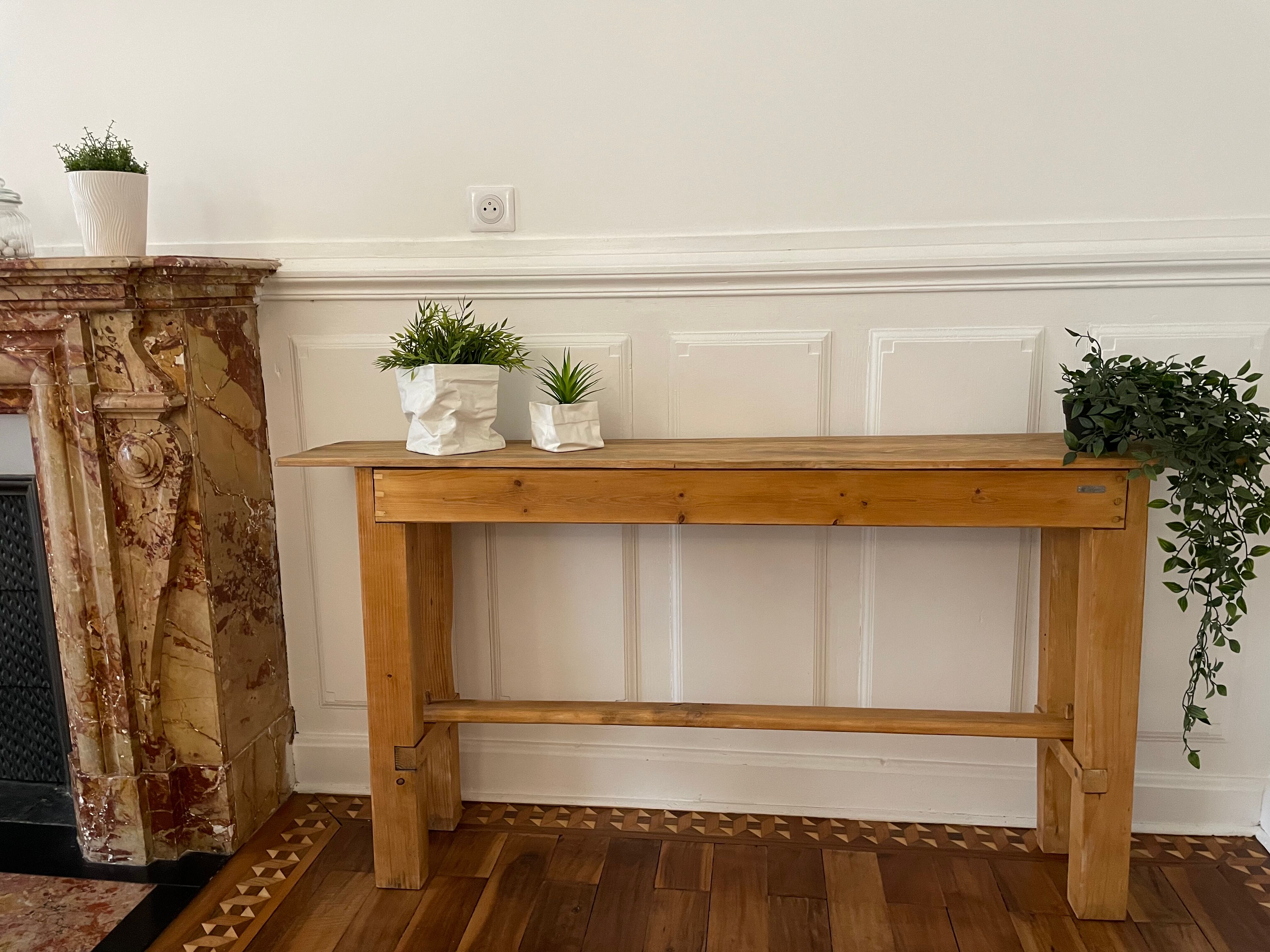 Wooden console