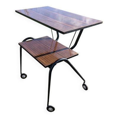 Table desserte roulante design vintage 50 60