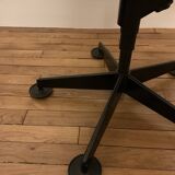 Sapper velvet office armchair for Knoll