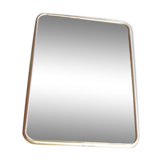 Former mirror of Barber with chrome and chain 24 x 18 cm