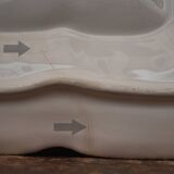 Lot of 4 Dish Minton Faience circa 1900 Asparagus Majolica