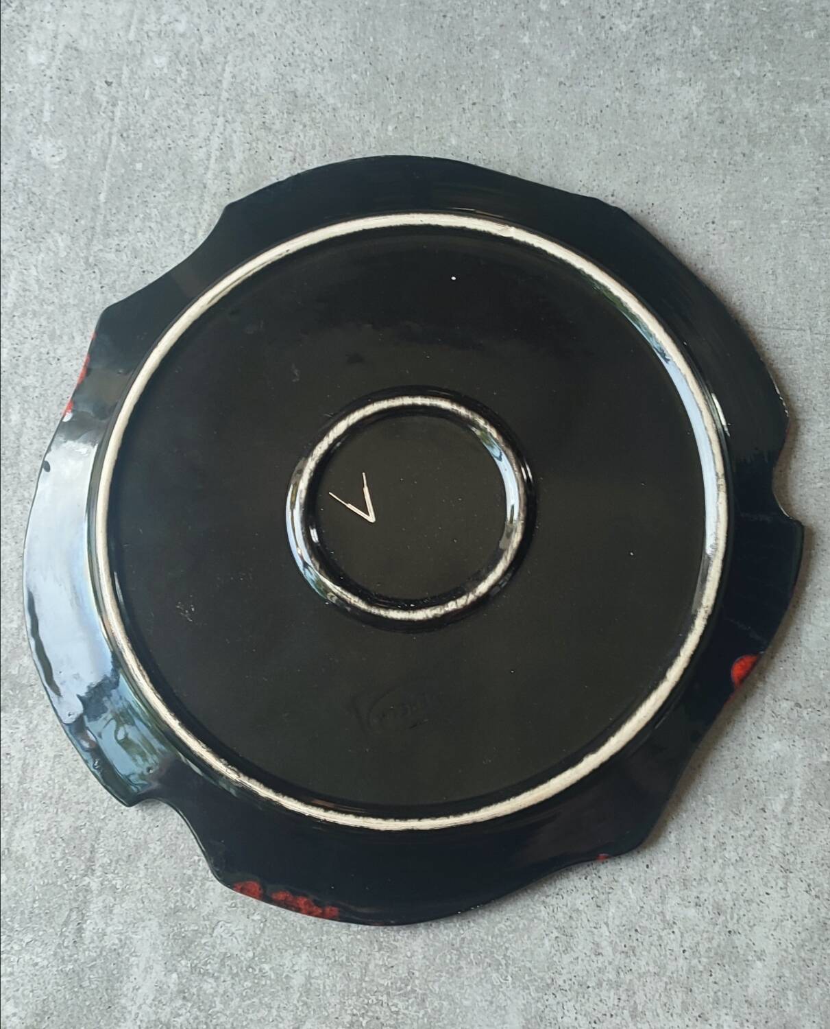 1960s ceramic dish by Vercor