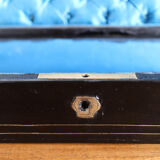 Glove box in ball marquetry