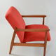 Fauteuil Wroclaw rose corail