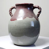 Vase studio pottery Milly Finn UK vintage 60s-70s stoneware