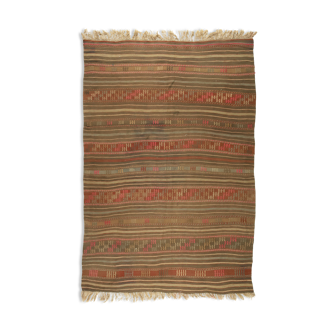 Tapis kilim anatolien fait à la main 230 cm x 154 cm