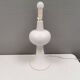 Large and beautiful Italian Table Lamp in white porcelain, estimated 1980s.