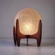 Mid-century wood and plexiglass floor lamp, Germany 1960s