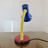 Memphis style lamp, 80s primary colors