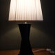 Lampe en cristal taillé noir – 64 cm – 7,6 kg