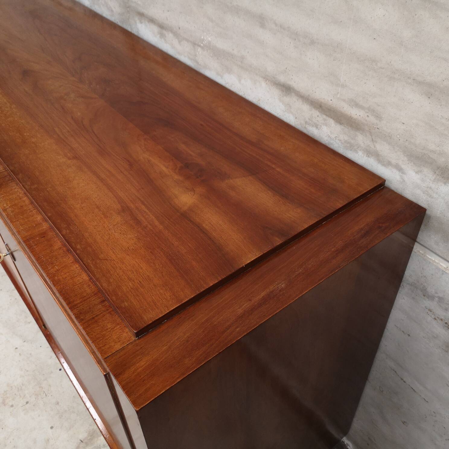 art deco lemon walnut sideboard sideboard 1940