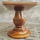 Table ronde ancienne en noyer 140 cm
