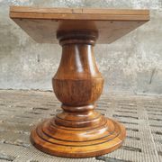 Old round table walnut dining table 140 cm