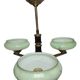 Art Deco style bakelite chandelier, Poland, 1950s