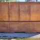 2 wood store furniture and glass doors