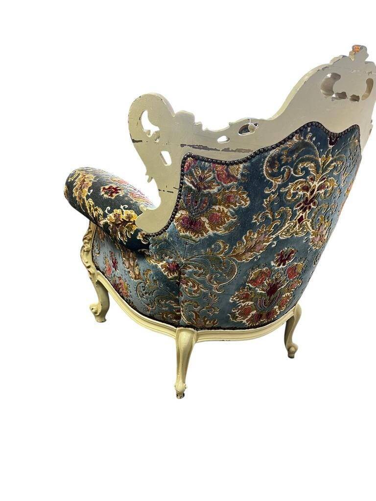 Vintage baroque armchair / armchair / armchair