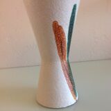 Grey cermal vase / vintage 60-70s