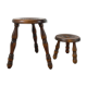 Pair of tripod stools
