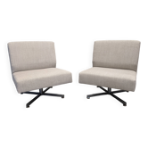 Pair of modernist armchairs by Les Créations Inova, France circa 1970.