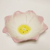 Flower barbotine drainer salad bowl