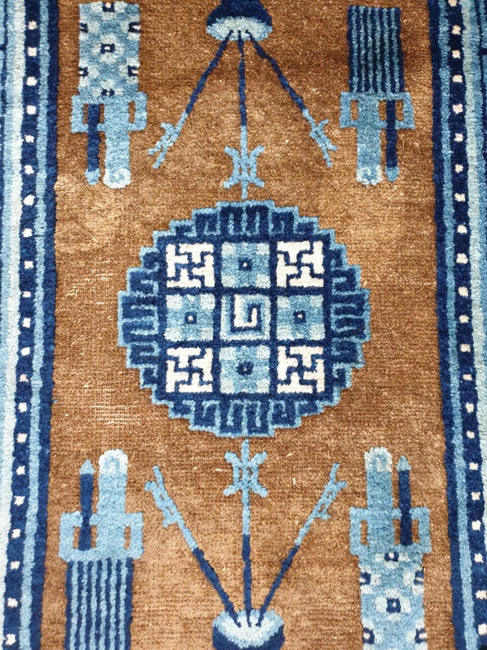 Antique Handmade Chinese Rug