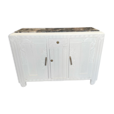 White wooden sideboard