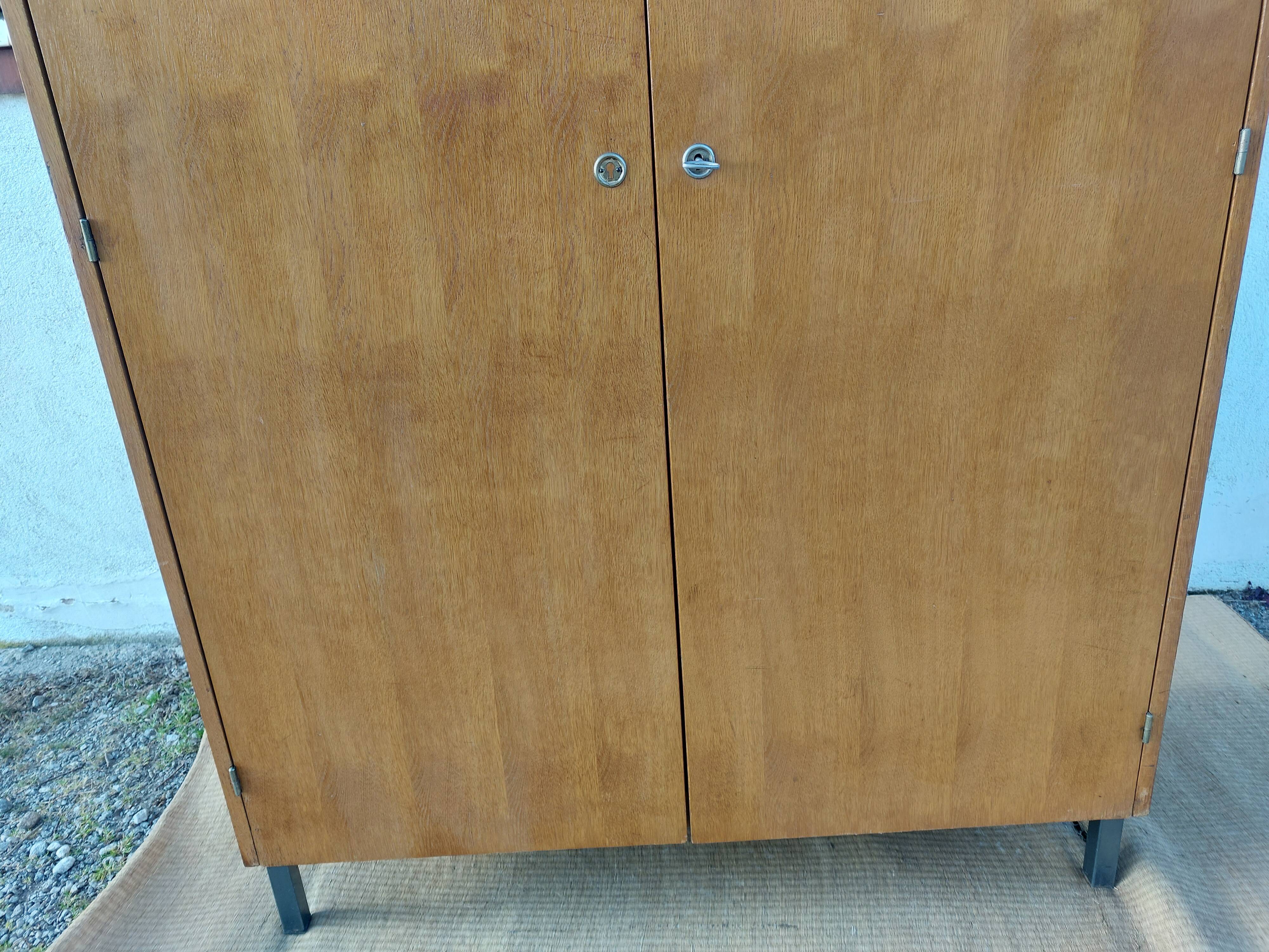 vintage school cabinet