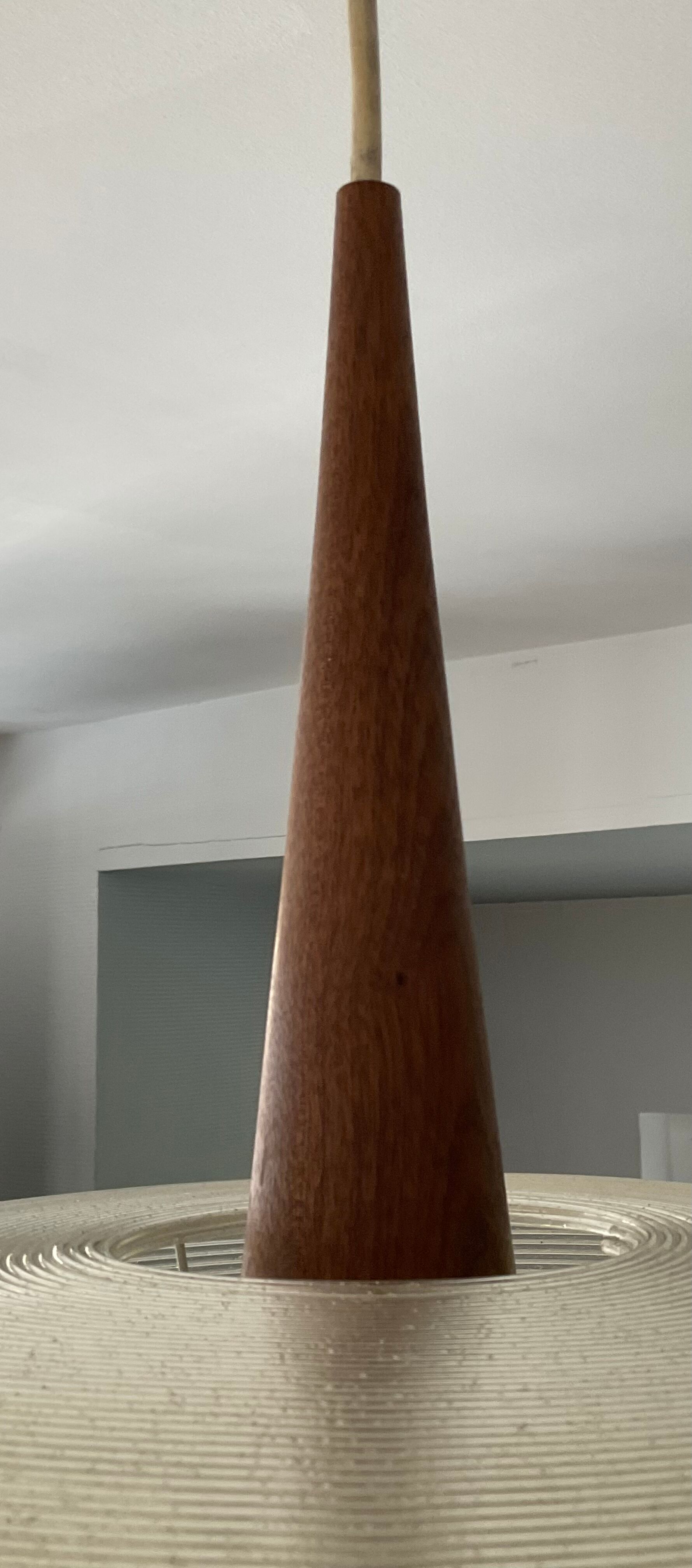 Scandinavian suspension in teak and rotaflex years 50-60