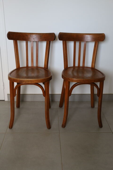 2 baumann chairs classic medium beech