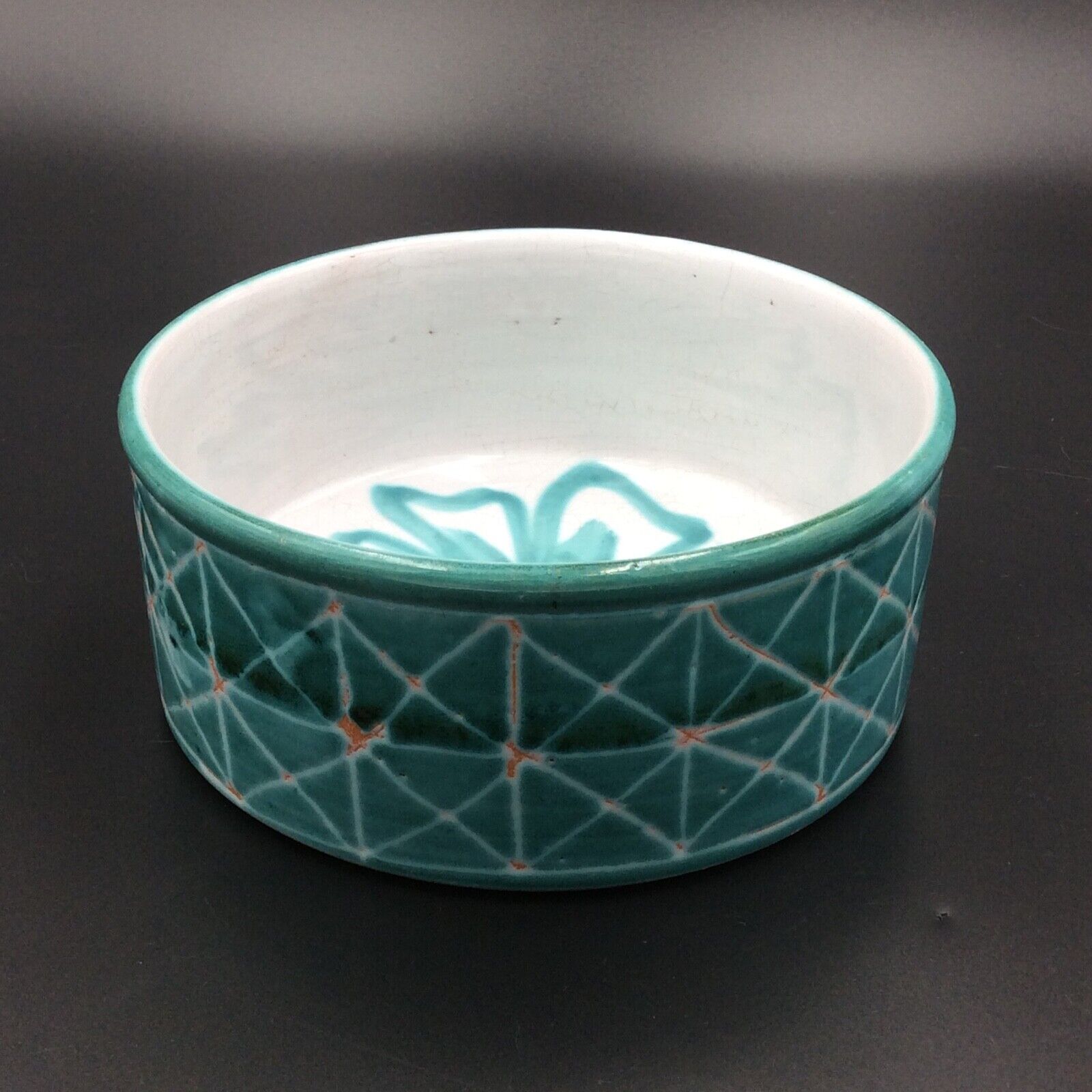 Hollow dish small salad bowl Ceramic R.P. Robert Picault Vallauris Vintage